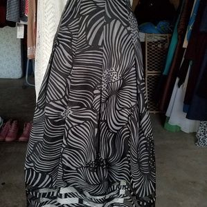 Black and White Skirt